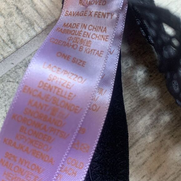 String of Pearls Cupless Bralette OS - Picture 7 of 7